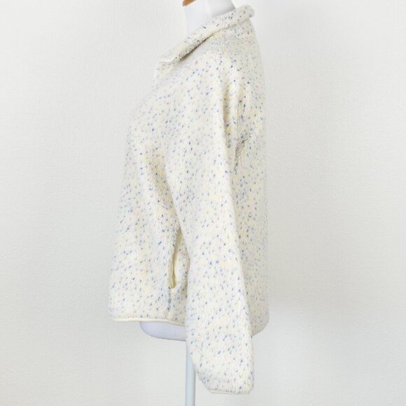 J. Crew Flecked Sherpa Fleece Zip Up Jacket NEW - S - Picture 5 of 10